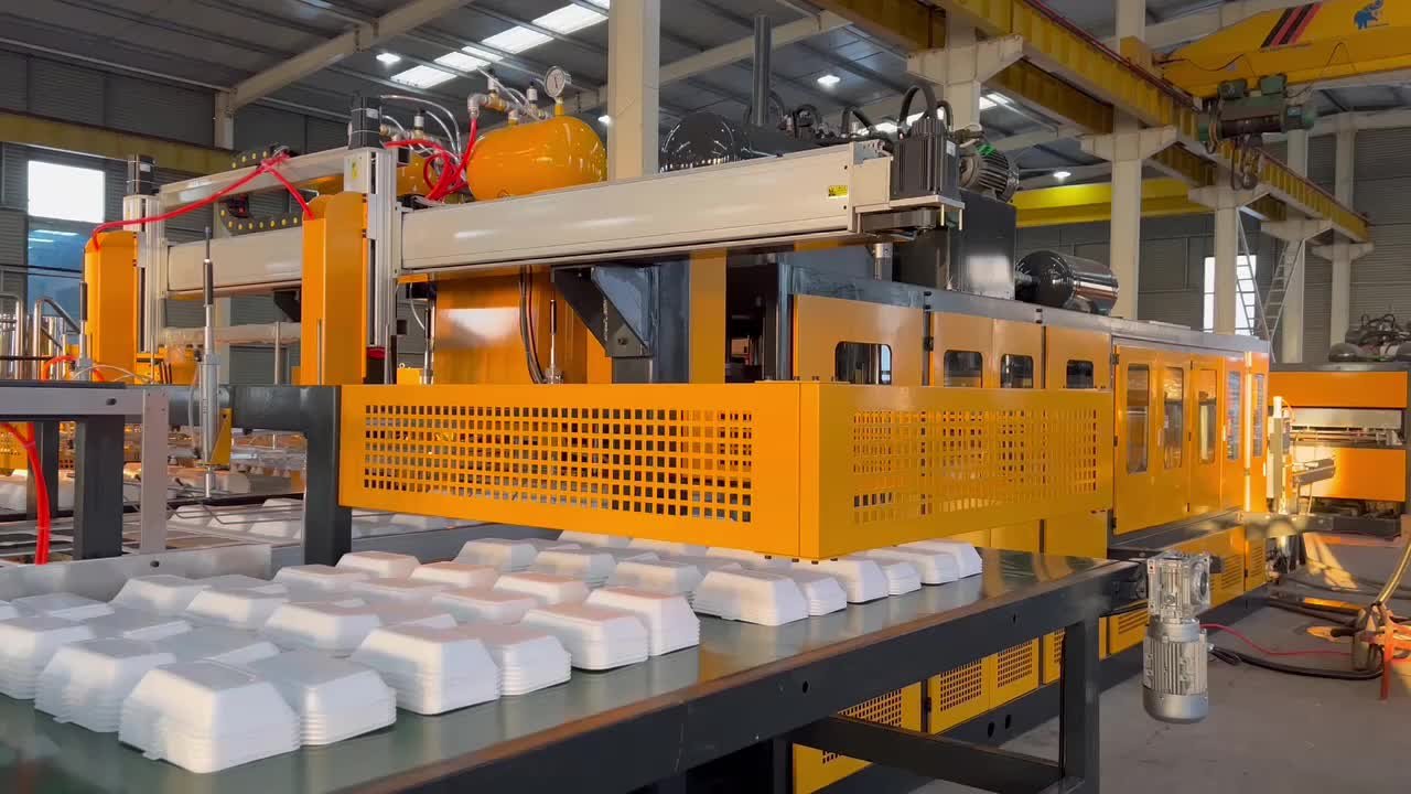 ماكينة تصنيع اطباق الفوم بالمنزل